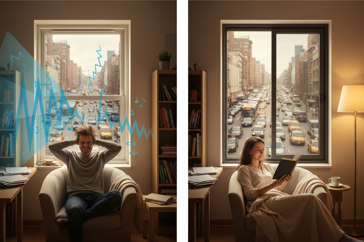 Seeking Quiet Neighbor? You Need Sound-proof Windows That Actually Block Traffic Noise.