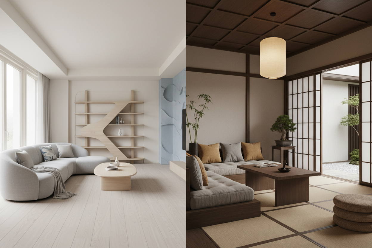 The ‘Nordic Wave’ vs. ‘Eastern Zen’: The Room Design Dialogue Shaping Our Home - Anewson