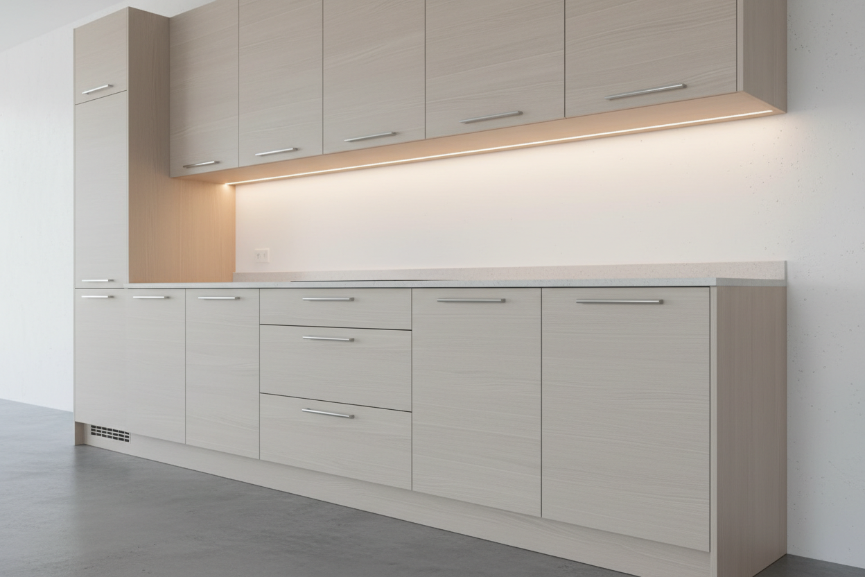 Melamine finish kitchen cabinet - Anewson