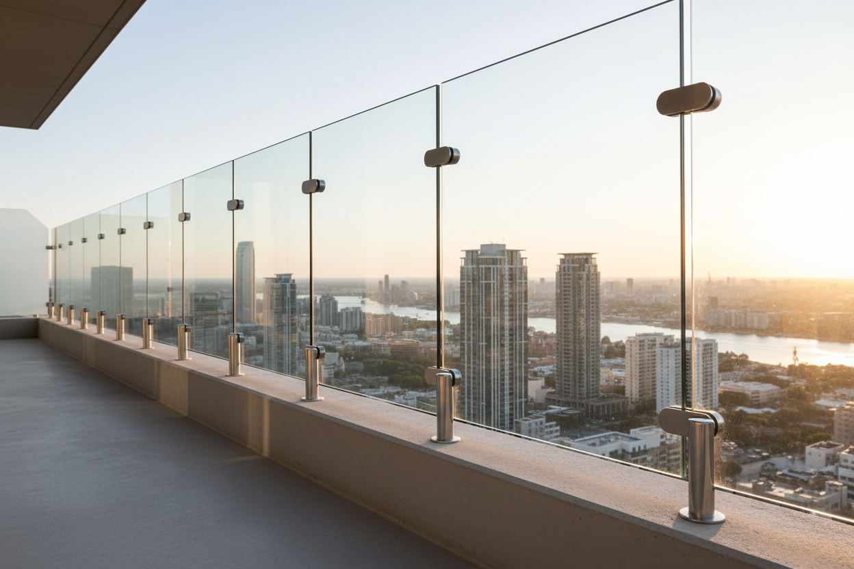 Spigot glass railing - Anewson