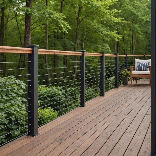 Modern Wire Cable Railing Systems for Unobstructed Views - Anewson