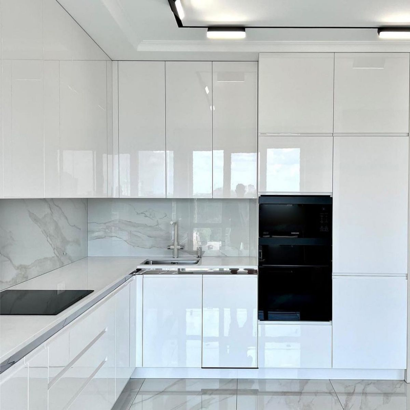 High-End Lacquer Kitchen Cabinets with Modern Aesthetics Style - Anewson