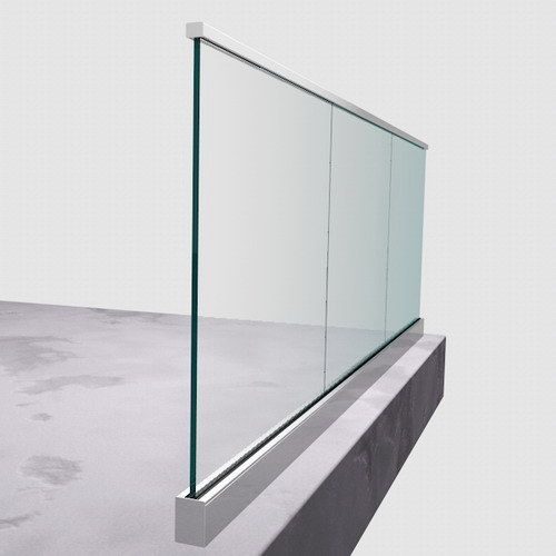 Cost-Effective Glass Railing Solution with U-Channel Framing - Anewson