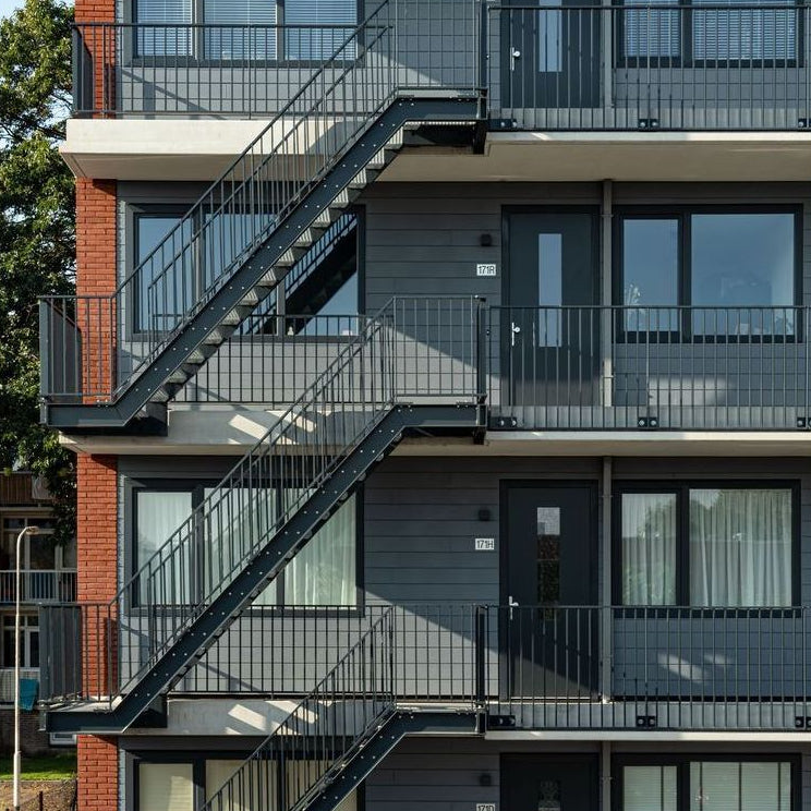 Pre-Engineered Outdoor Escape Staircase Solutions for Commercial & Residential Buildings - Anewson