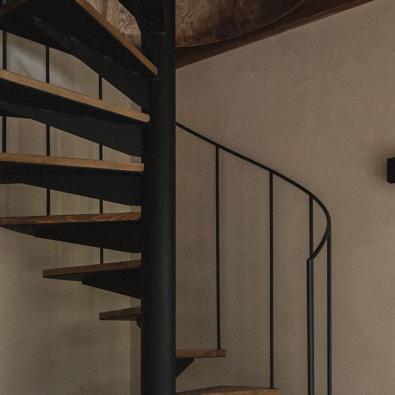 Modern Wood Spiral Staircases with Minimalist Design Aesthetics - Anewson