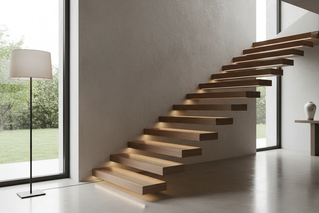 floating stair