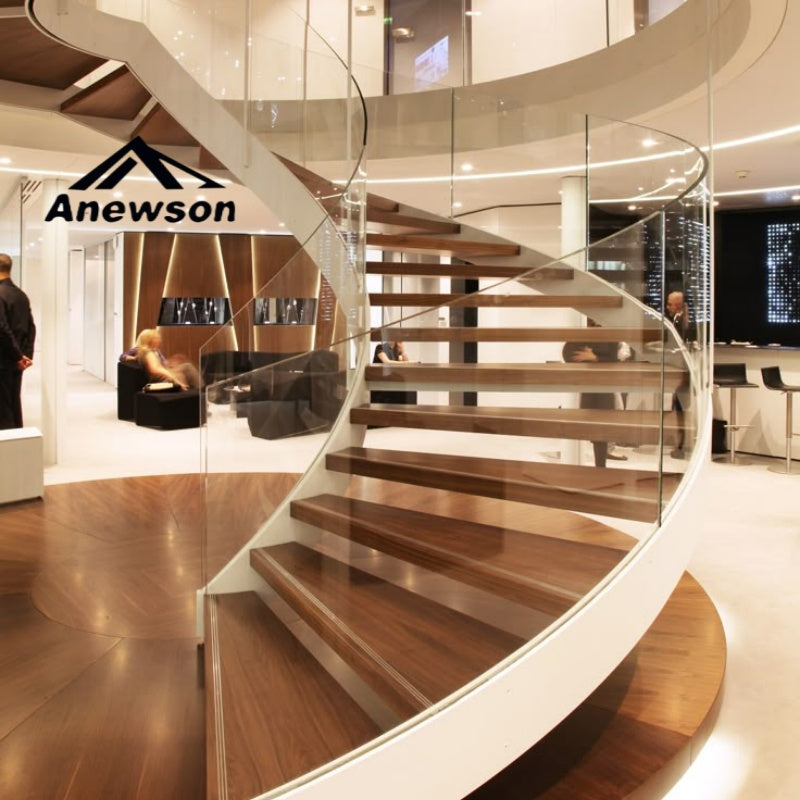 Cost-effective Curved Staircase for Your Home Renovation - Anewson