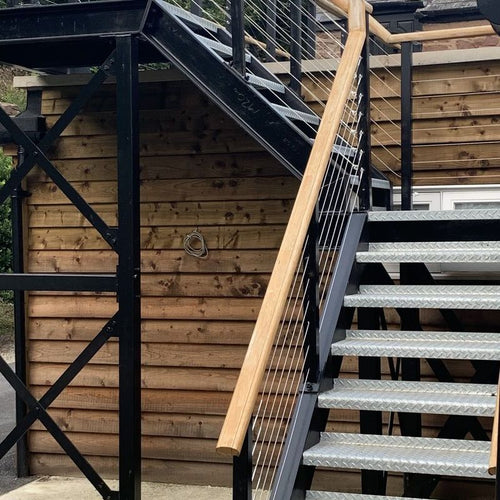Compliant Outdoor Emergency Fire Escape Stairs - Anewson