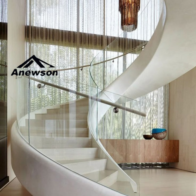 Cost-effective Curved Staircase for Your Home Renovation - Anewson