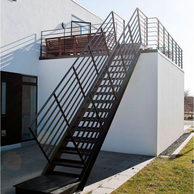 Compliant Outdoor Emergency Fire Escape Stairs - Anewson