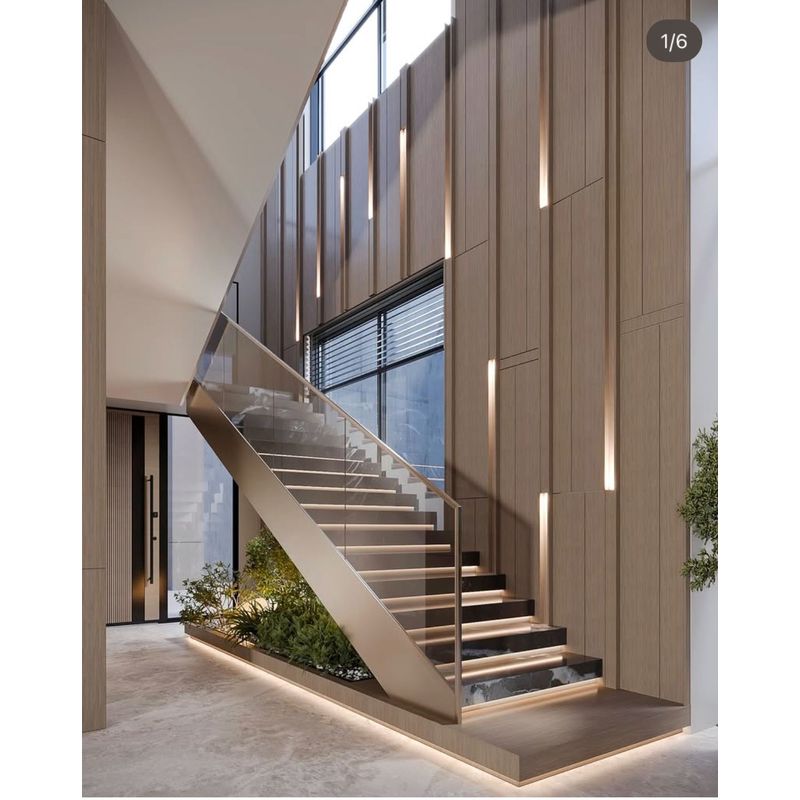 Custom Engineered Straight Staircase for Residential & Commercial Spaces - Anewson
