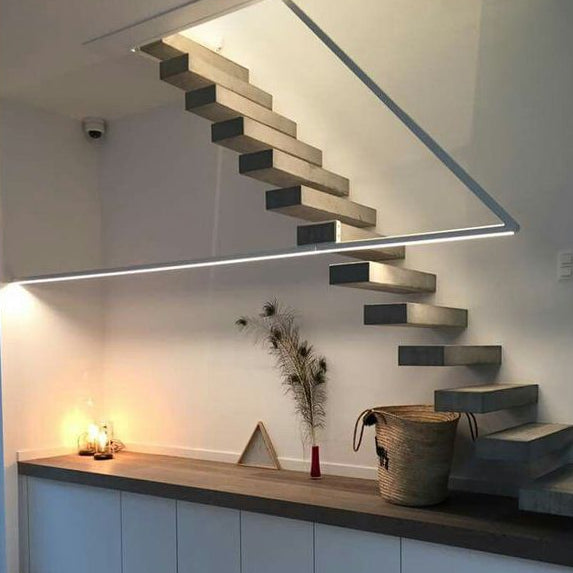 Space-Enhancing Floating Stair Ideas for Open Plan Living Spaces - Anewson