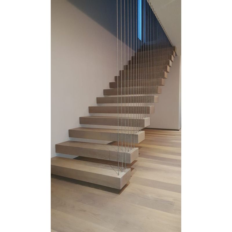 Glass & Steel Floating Staircases for a Sleek, Industrial Aesthetic - Anewson