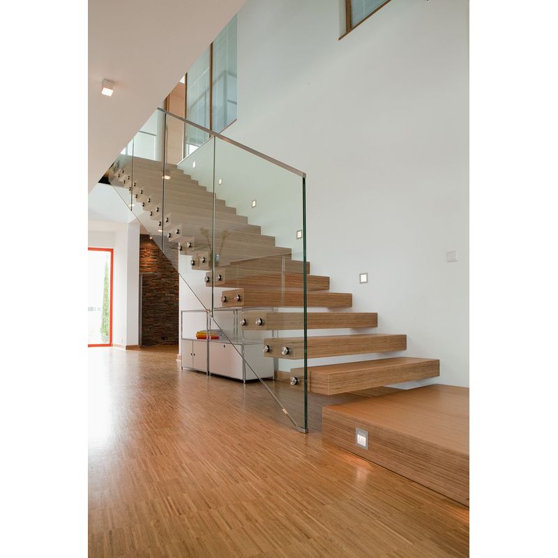 Glass & Steel Floating Staircases for a Sleek, Industrial Aesthetic - Anewson