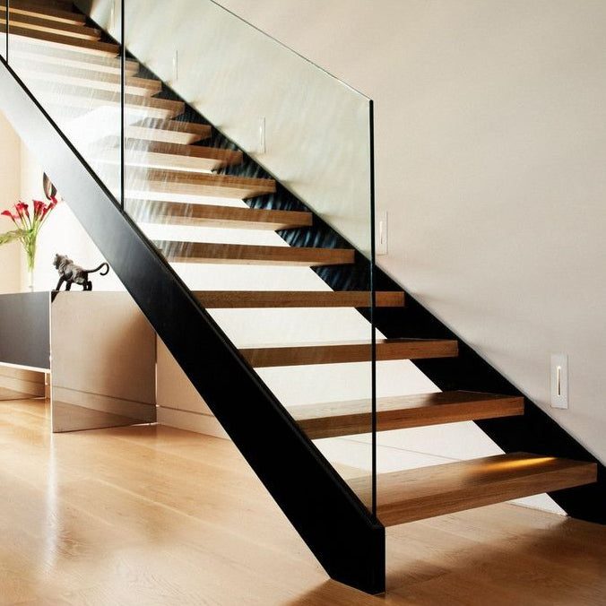Luxury Straight Staircase: Sleek Design & Structural Integrity - Anewson