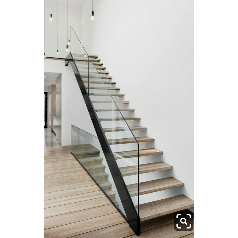 Luxury Straight Staircase: Sleek Design & Structural Integrity - Anewson