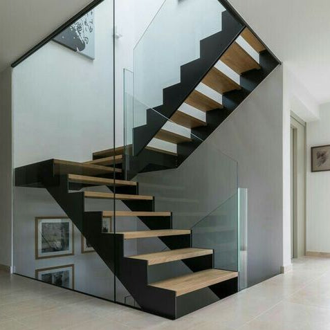 Compact Straight Stair Designs for Apartments & Lofts - Anewson