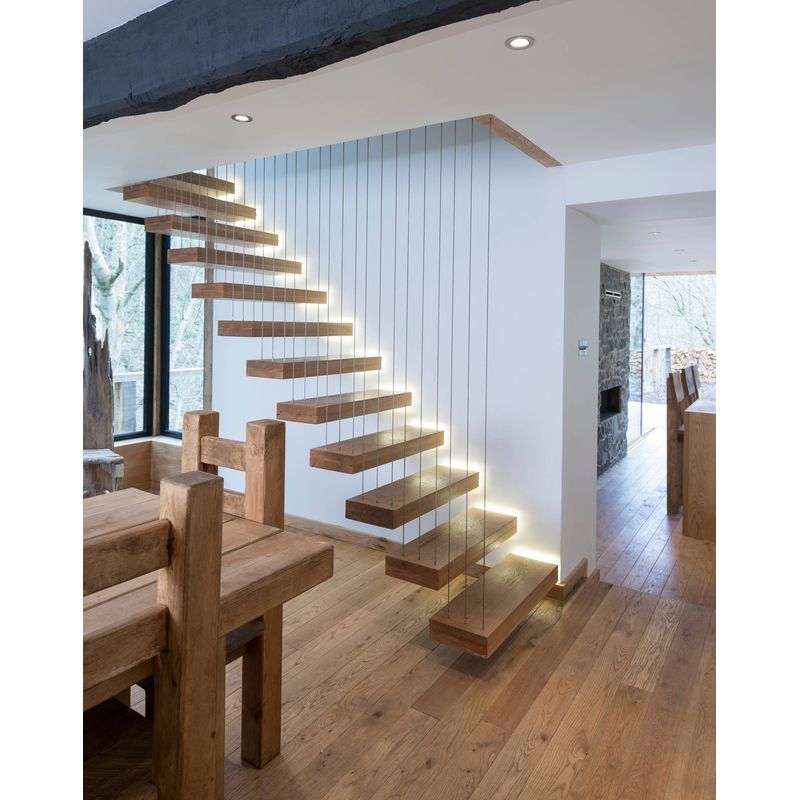 Modern Floating Staircase Designs for Contemporary & Minimalist Homes - Anewson