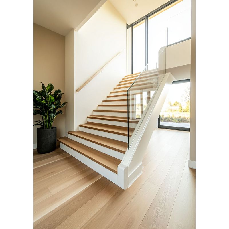 Precision Grand Artistry Indoor Modern Straight Staircase - Anewson