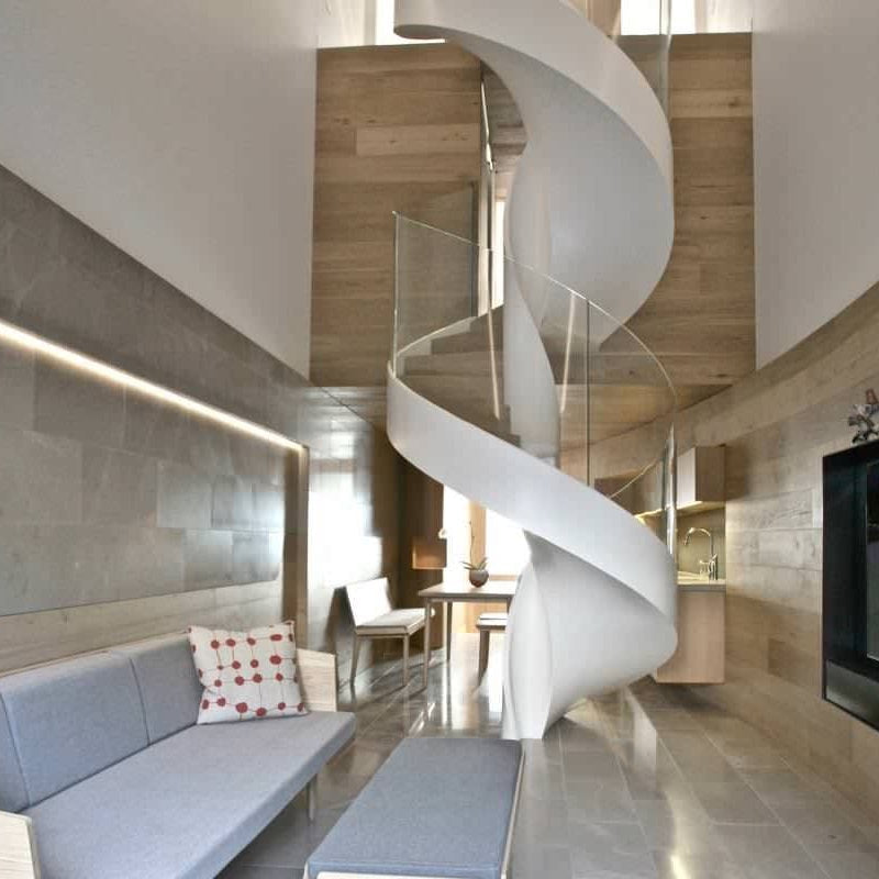 Custom-designed Spiral Staircases for Unique Architectural Spaces - Anewson