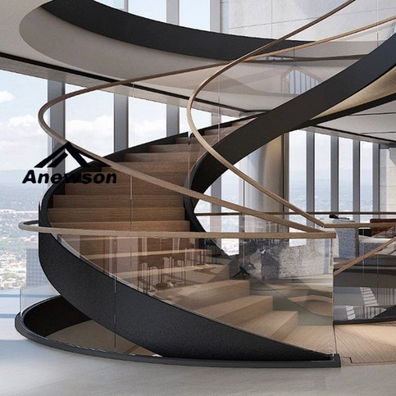 Cost-effective Curved Staircase for Your Home Renovation - Anewson