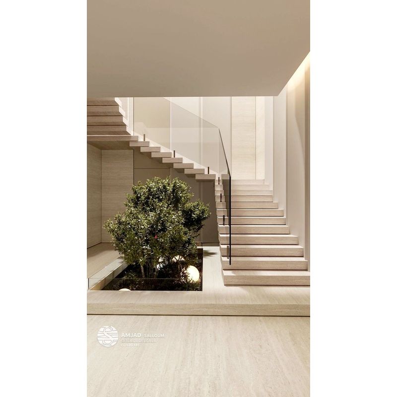 Modern Home Glass Railing | Sleek Spigot Support Design - Anewson