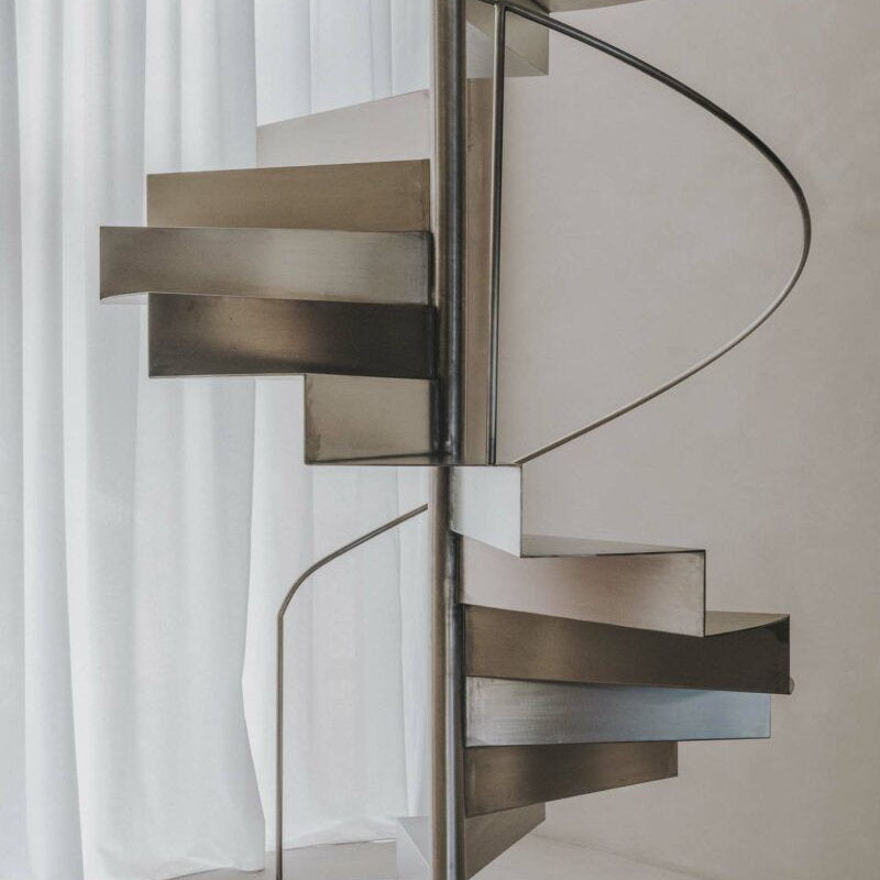 Vintage or Industrial Spiral Staircase Styles for Loft Conversions - Anewson