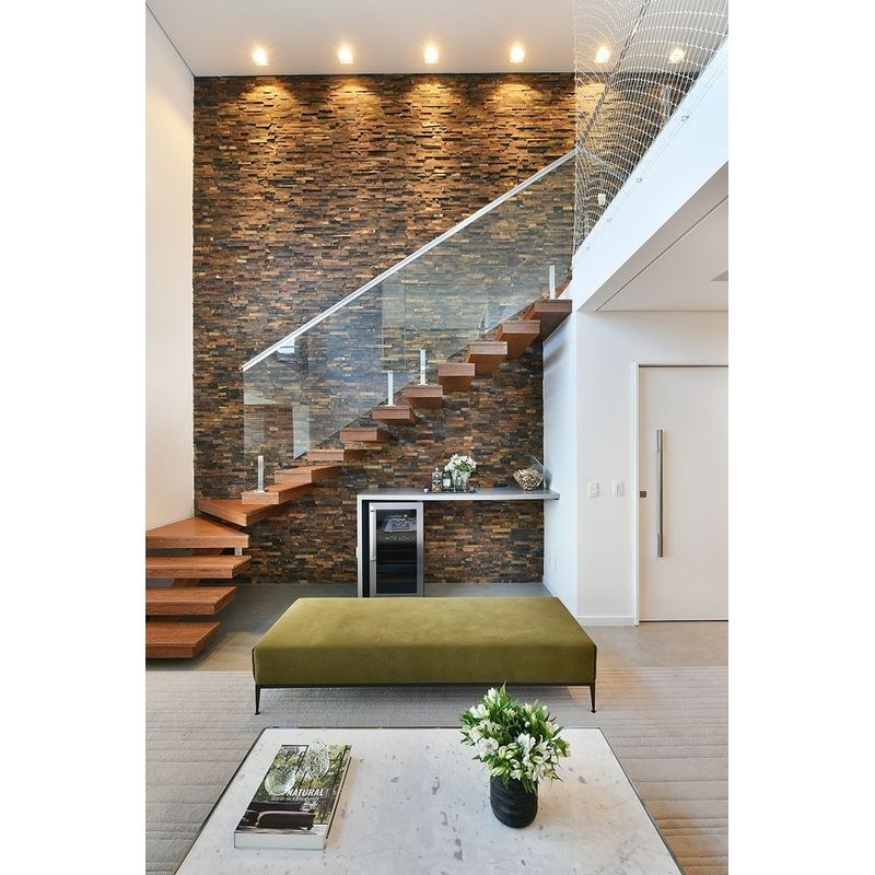 Modern Home Glass Railing | Sleek Spigot Support Design - Anewson