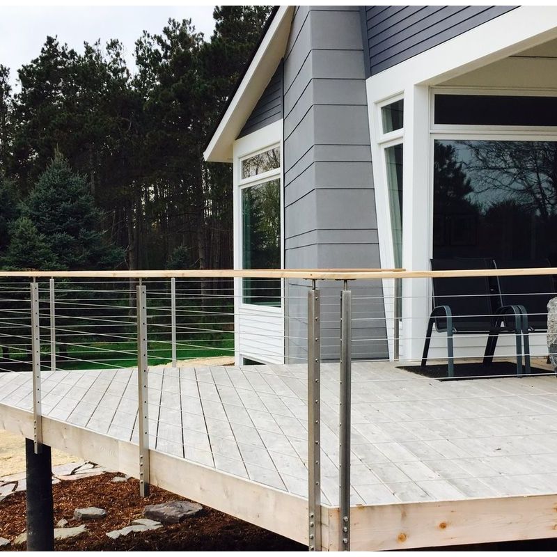Horizontal Cable Railing for Modern Deck & Balcony Designs - Anewson