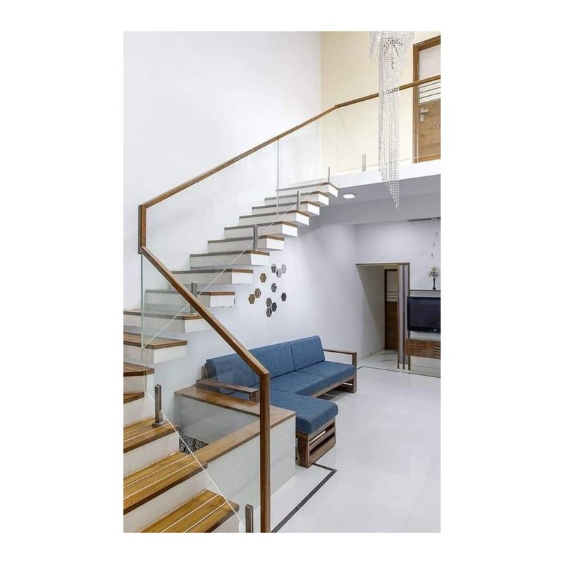 Structural Glass Railing with Point-Fixed Spigot Fittings - Anewson