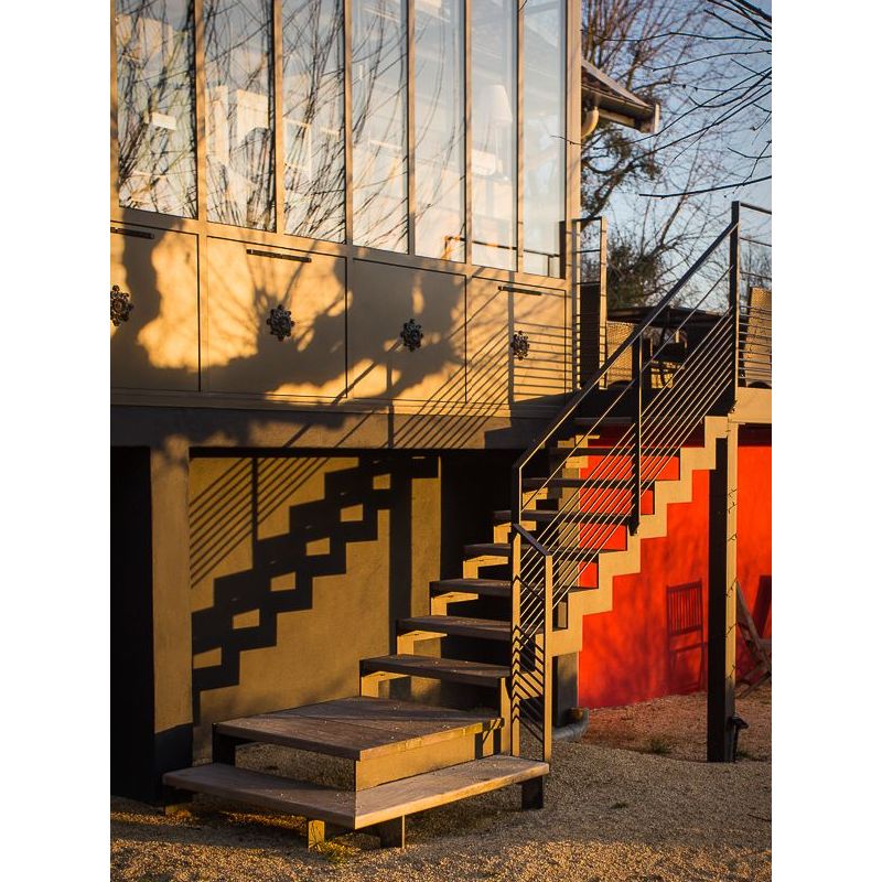Galvanized Steel Outdoor Escape Staircase for Maximum Durability & Safety - Anewson