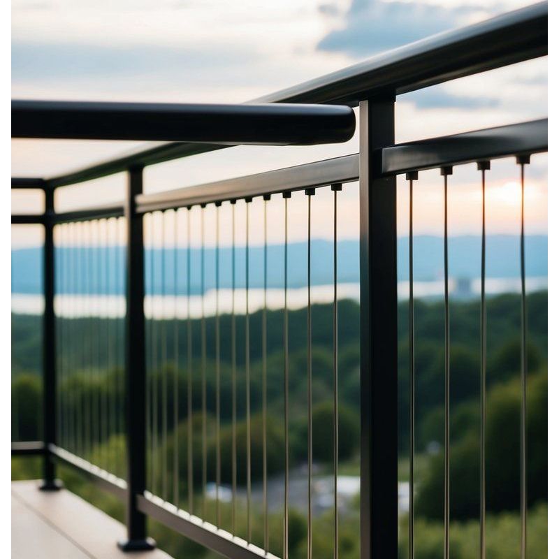 Modern Expression Polished Harmony Wire Cable Railings for Balcony - Anewson