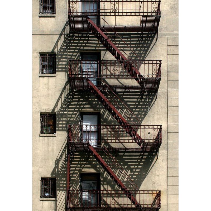 Exterior Fire Escape Staircase Design for Multi-Story Building Safety - Anewson