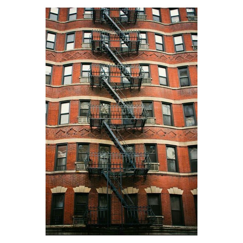 Exterior Fire Escape Staircase Design for Multi-Story Building Safety - Anewson