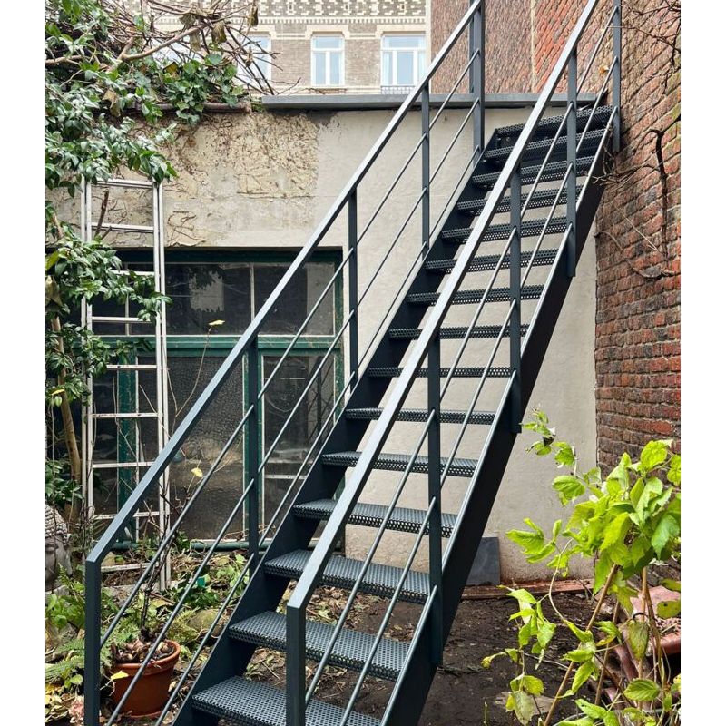Space-Efficient Outdoor Escape Ladders and Compact Stair Systems - Anewson