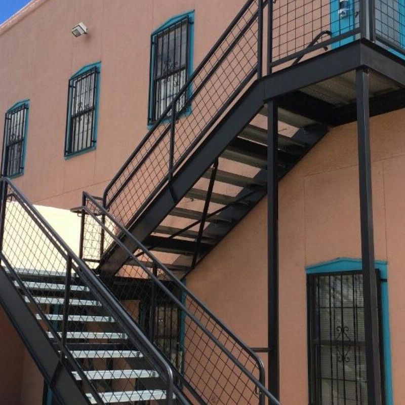 Space-Efficient Outdoor Escape Ladders and Compact Stair Systems - Anewson