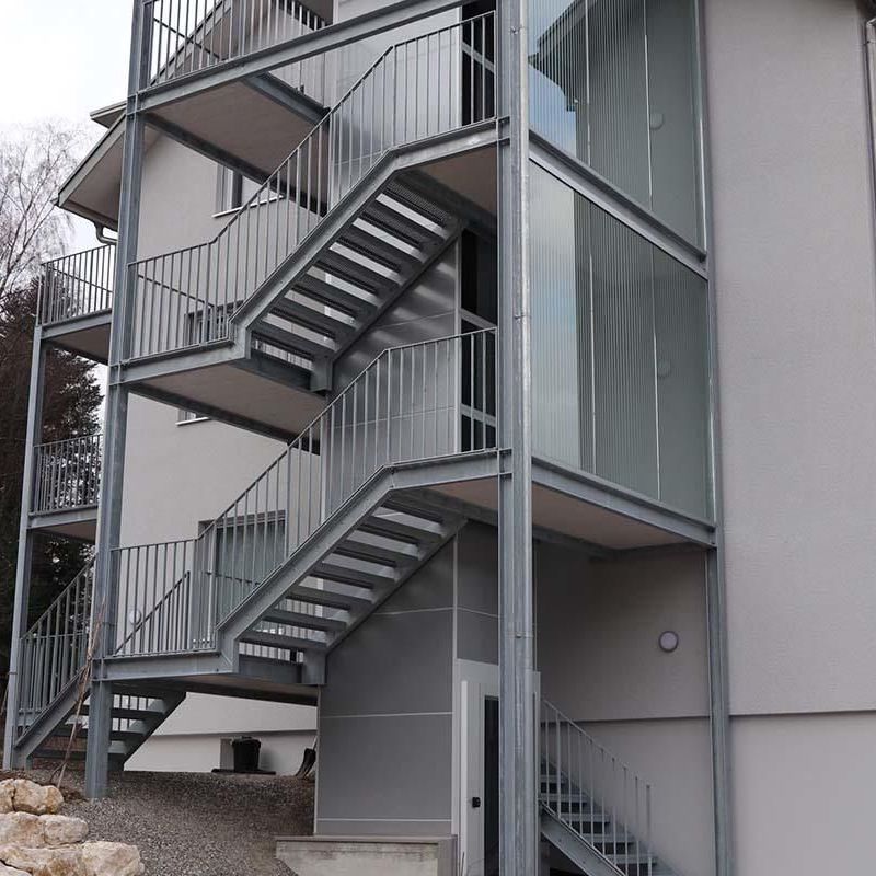 Space-Efficient Outdoor Escape Ladders and Compact Stair Systems - Anewson