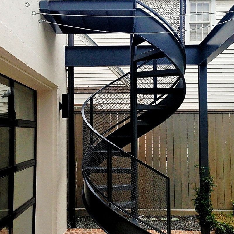 Circular Indoor Outdoor Spiral Staircase - Anewson