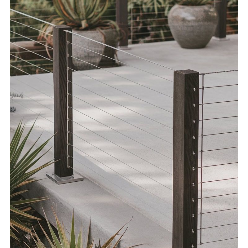 Modern Expression Polished Harmony Wire Cable Railings for Balcony - Anewson