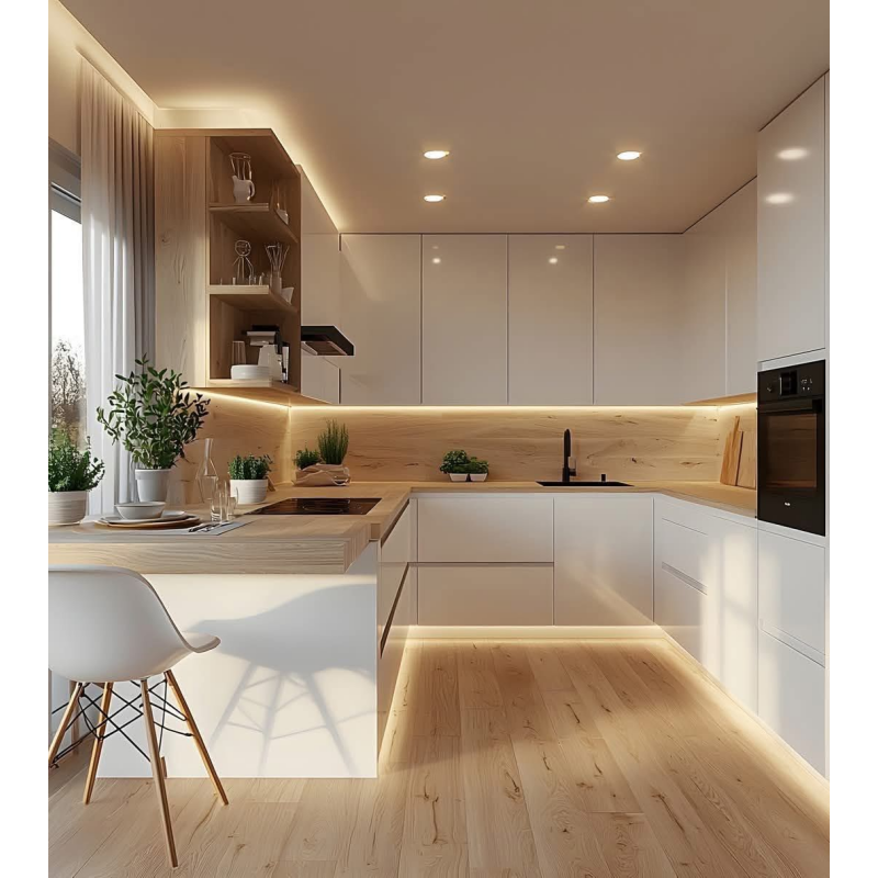 High Level Aesthetic Lacquer Kitchen Cabinets - Anewson