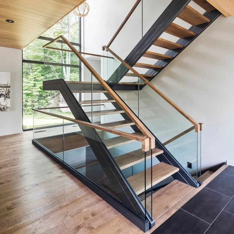 Compact Straight Stair Designs for Apartments & Lofts - Anewson