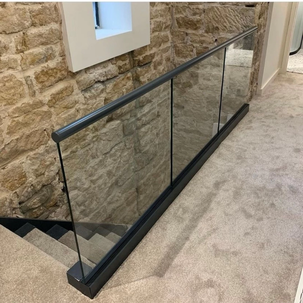 Commercial U-Channel Glass Balustrade for Stairs & Balconies - Anewson