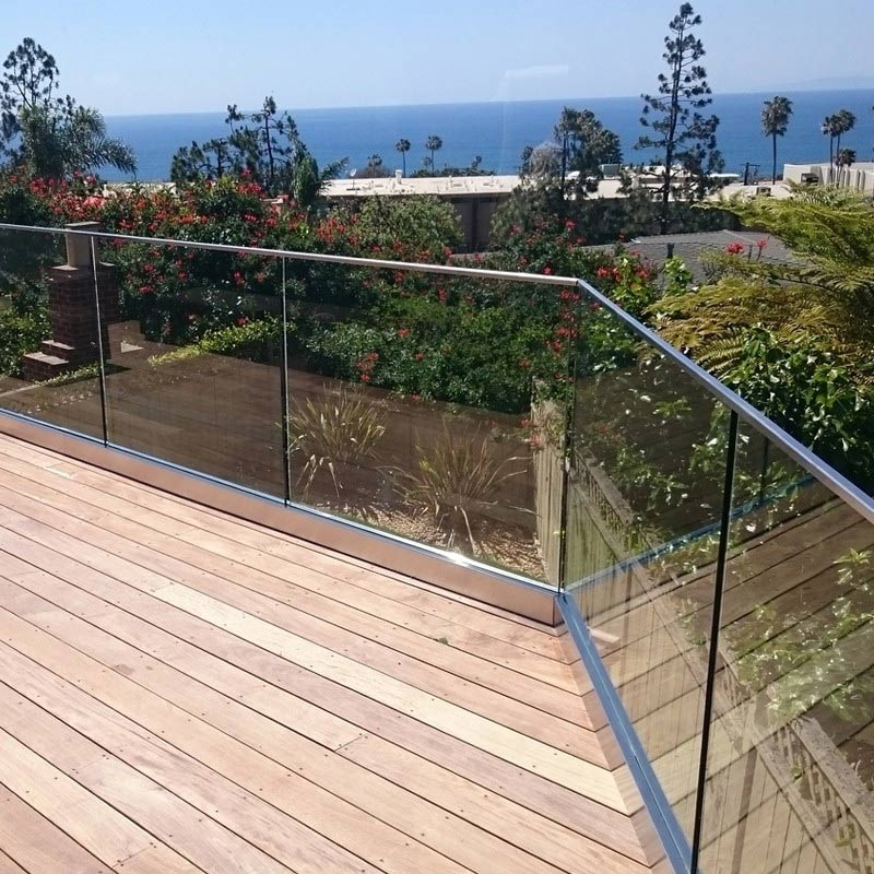 Commercial U-Channel Glass Balustrade for Stairs & Balconies - Anewson