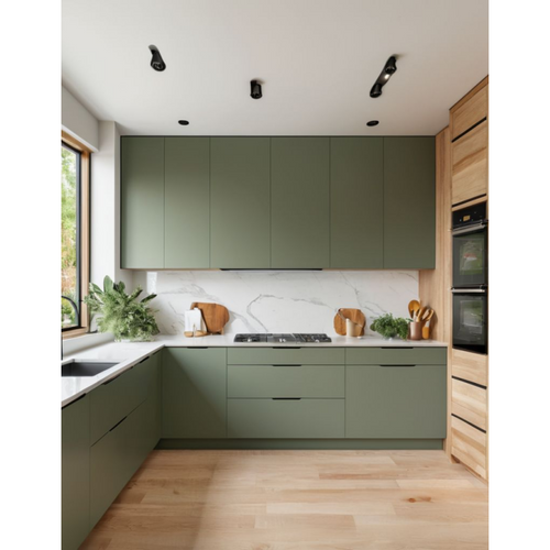 Contemporary Lacquer Kitchen Cabinets with Sturdiness for Kitchen - Anewson