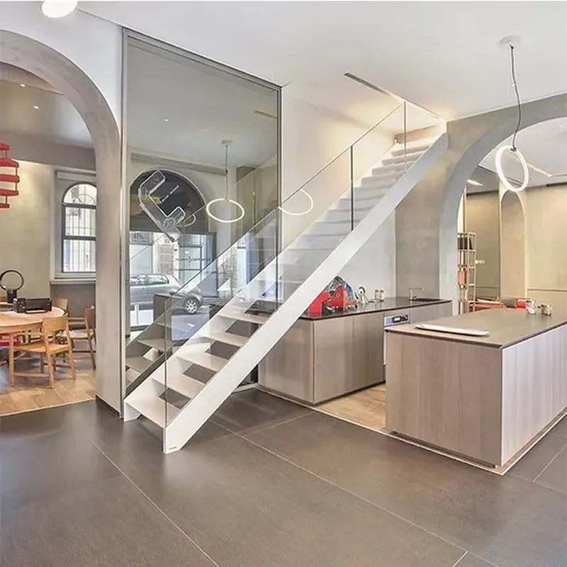Architectural Straight Staircase: Blending Form and Function - Anewson