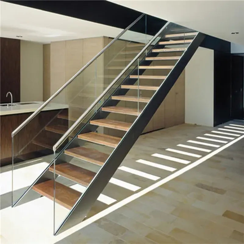 Architectural Straight Staircase: Blending Form and Function – Anewson