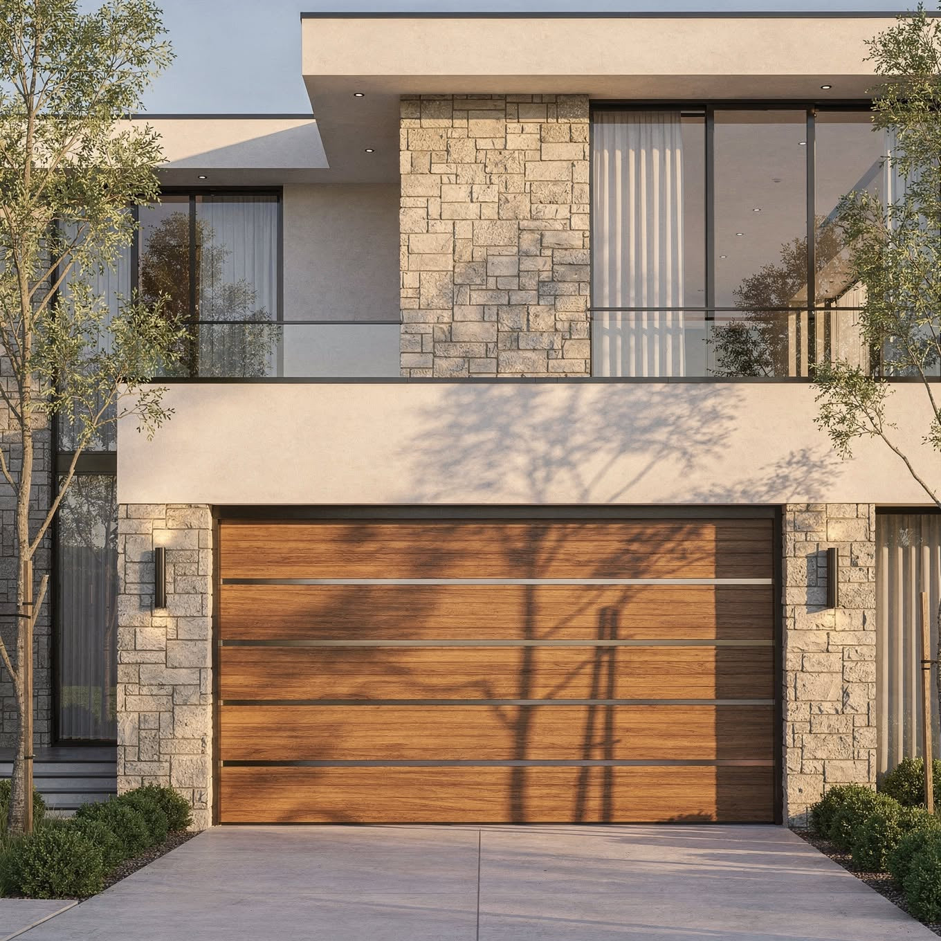 Wood Panel Garage Doors: Natural Character, Timeless Design