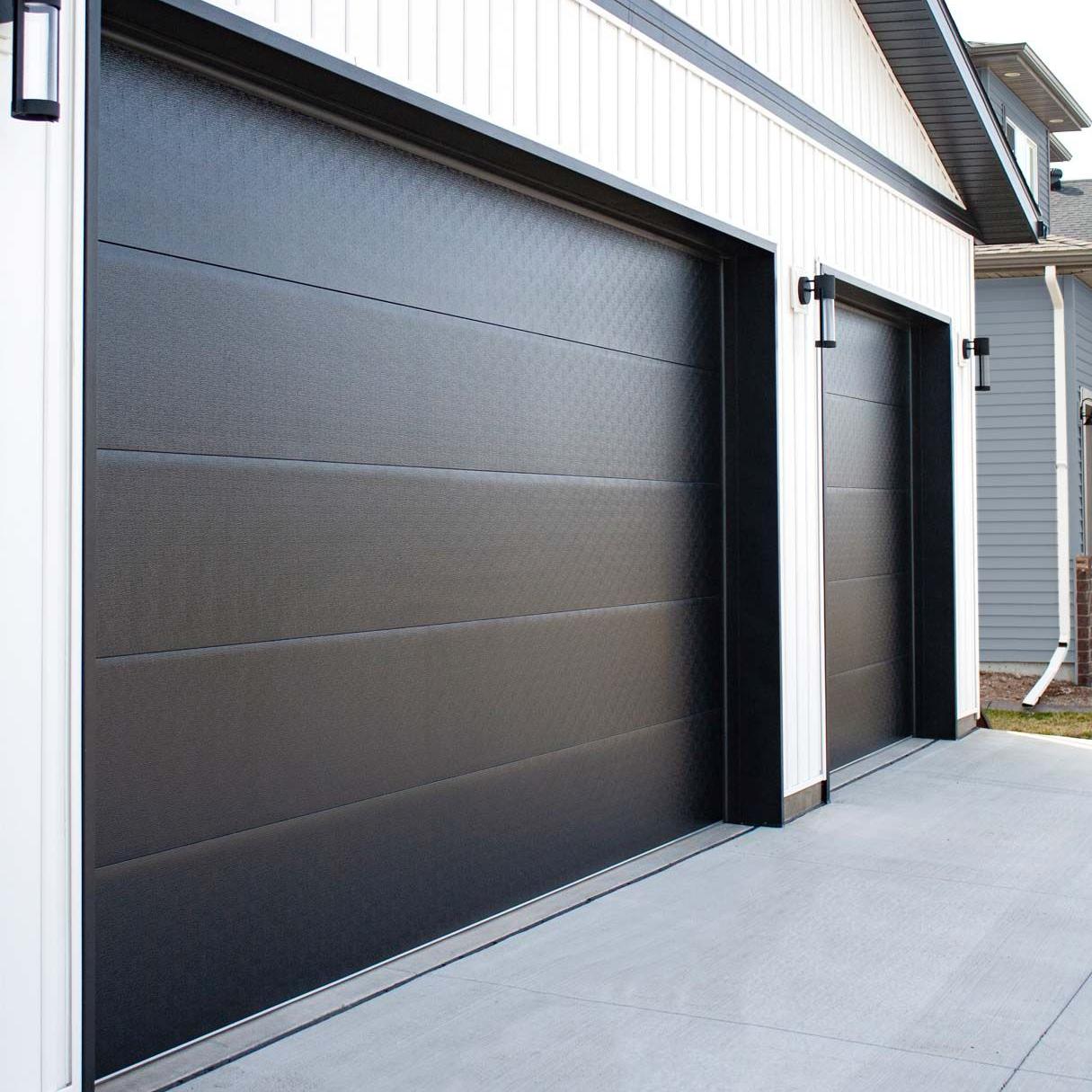 Modern Flush Panel Aluminum Garage Doors for Contemporary Design and Performance