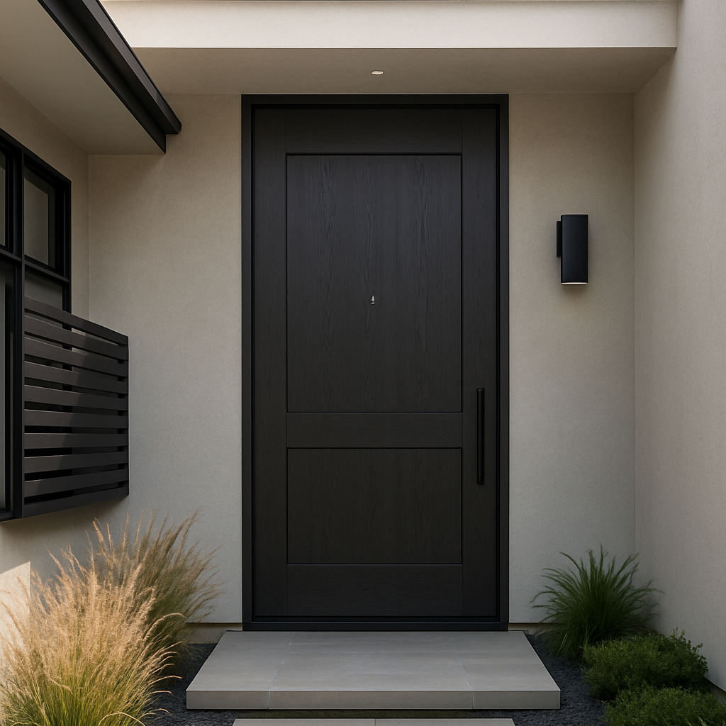 Contemporary Flush Entry Door for a Striking Modern Entrance