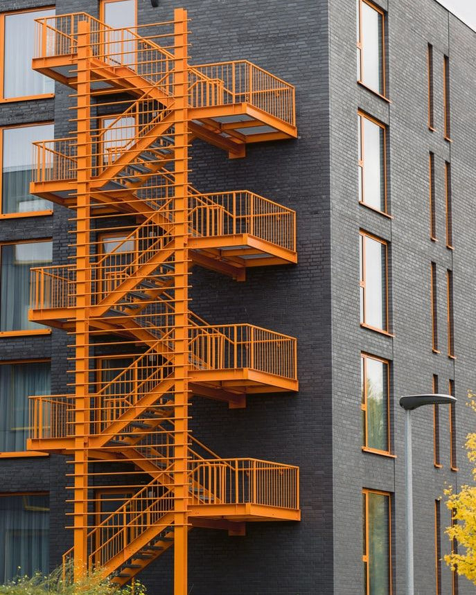 Pre-Engineered Outdoor Escape Staircase Solutions for Commercial & Residential Buildings